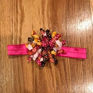 Thanksgiving Bow baby headband